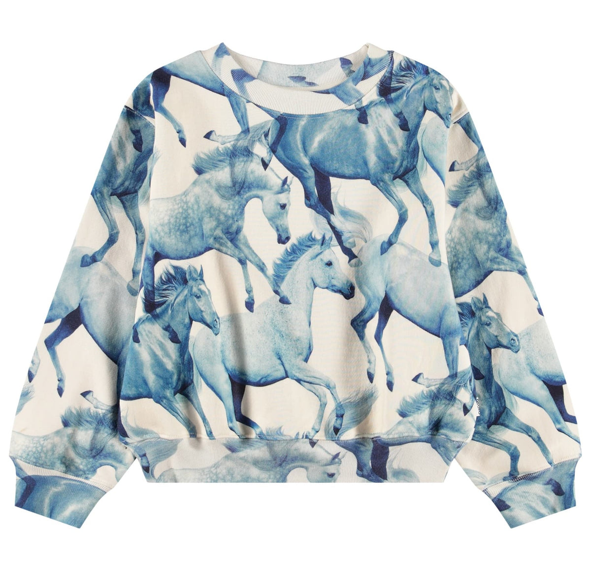 MOLO Marge Sweatshirt - Blau Ponies