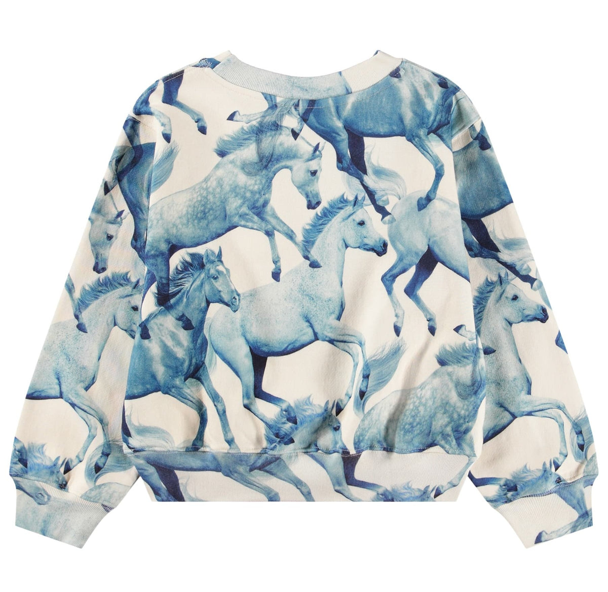 MOLO Marge Sweatshirt - Blau Ponies