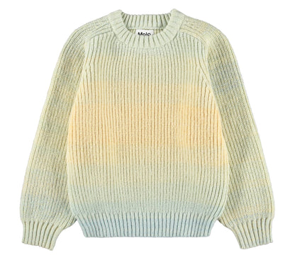 MOLO Bosse Sweater - Space Dye Green