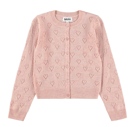 MOLO Gillian Cardigan - Petal Blush