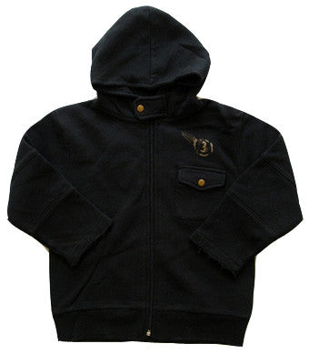 3 Pommes Navy Hoodie