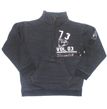 3 Pommes navy sweatshirt