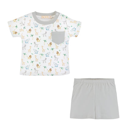 Baby Club Chic top & Shorts - Little Safari SET67354