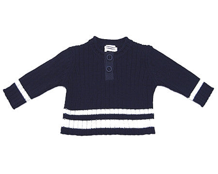 3Pommes Navy Sweater