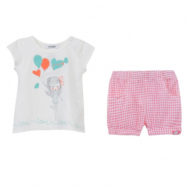 3Pommes Tee & Shorts 3f37012