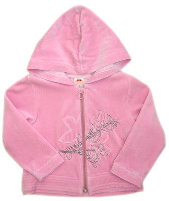 3Pommes velour hoodie