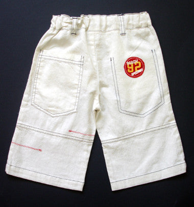 3Pommes white bermudas