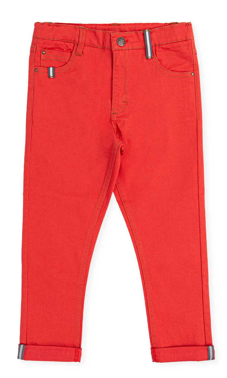 Tutto Piccolo Boys Dark Orange Pants 4132W22-O09