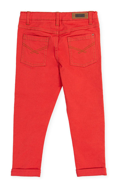 Tutto Piccolo Boys Dark Orange Pants 4132W22-O09