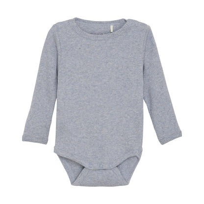 FIXONI Baby Ribbed Blue Bodysuit 422661