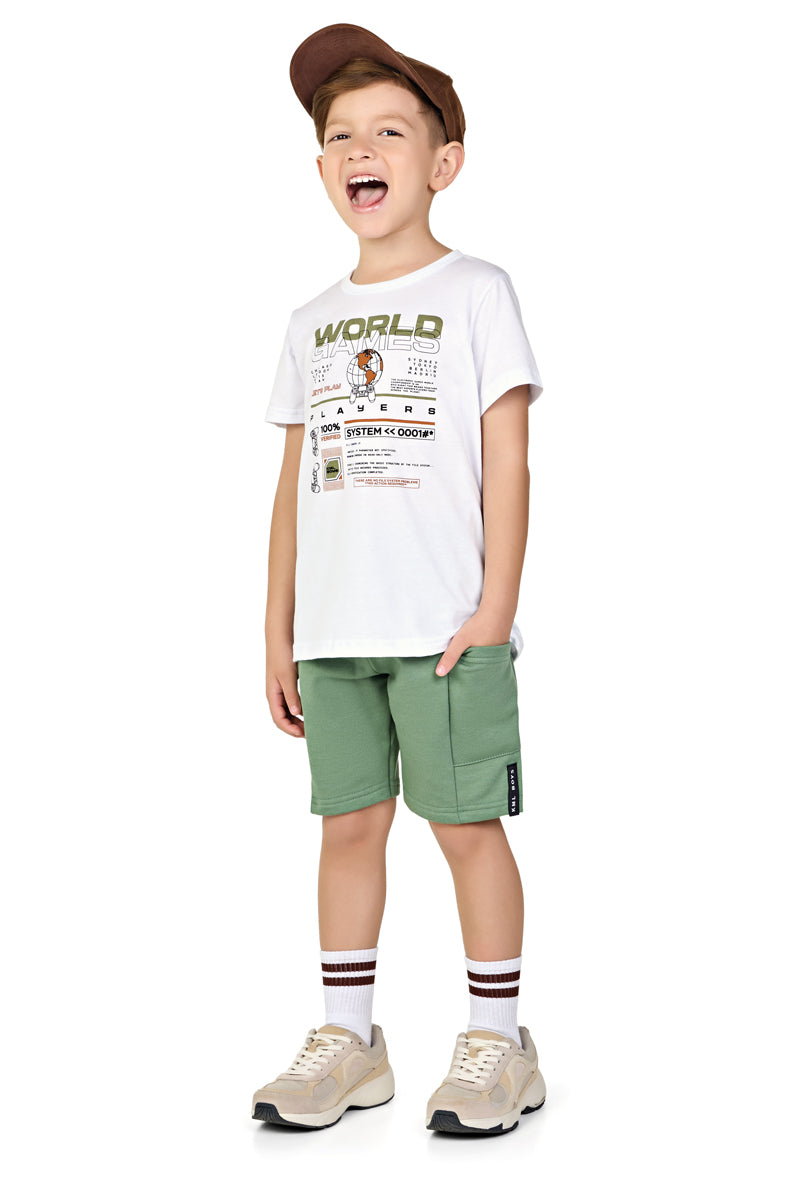 KAMYLUS Boys Top & Shorts Set 47087