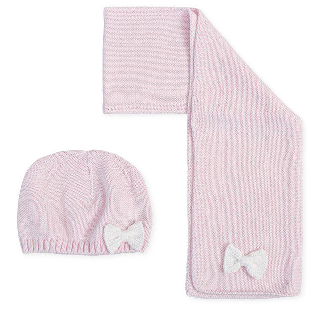 Tutto Piccolo Barco Magico Pink Hat & Scarf Set