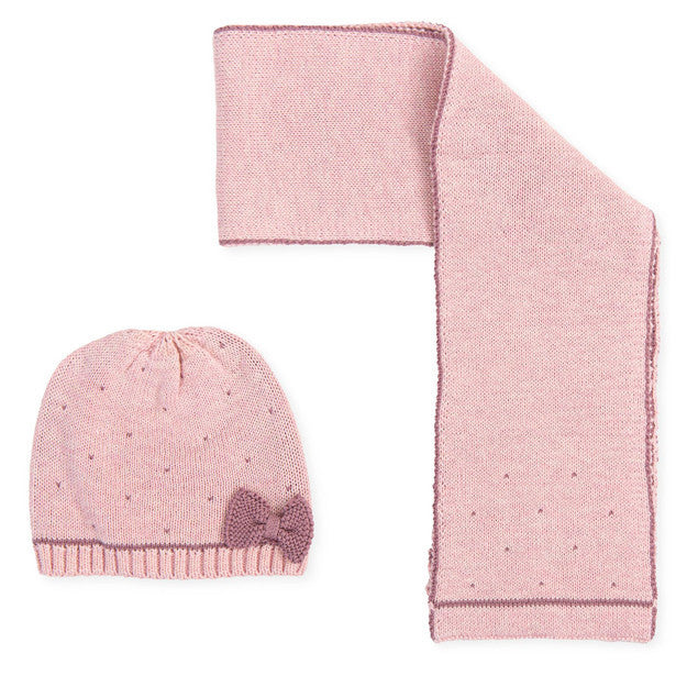 Tutto Piccolo Barco Magico Petal Hat & Scarf Set (4910W22-P03)