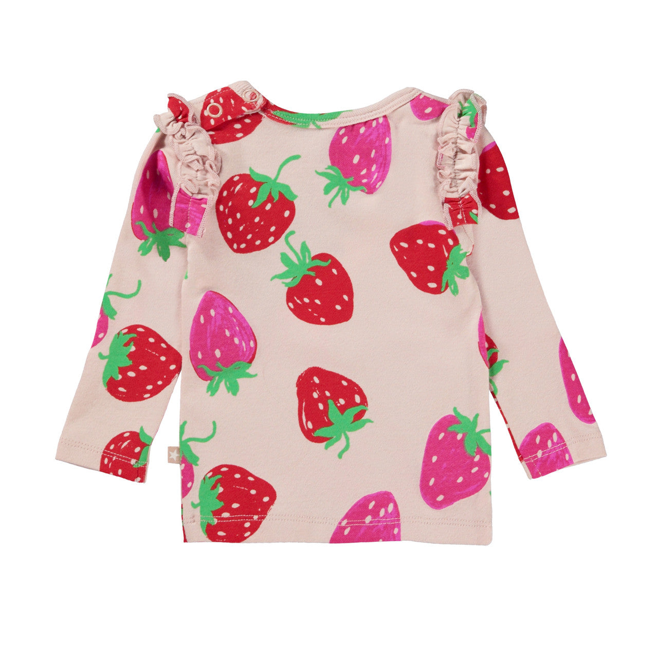 MOLO Girls Emma Top - Strawberries Mini (4S23A401-6752)