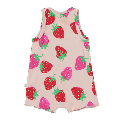 MOLO Girls Floris Romper - Strawberries Mini (4S23B302-6752)