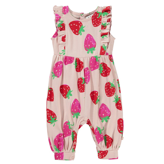 MOLO Fallon Romper - Strawberries Mini (4S23B303-6752)