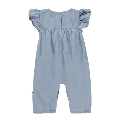 MOLO Fifi Romper - Light Washed Blue (4S23B802-8096)