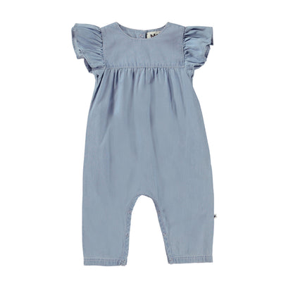 MOLO Fifi Romper - Light Washed Blue (4S23B802-8096)