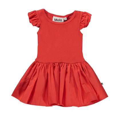 MOLO Cimi Dress - Apple Red (4S23E114-8715)