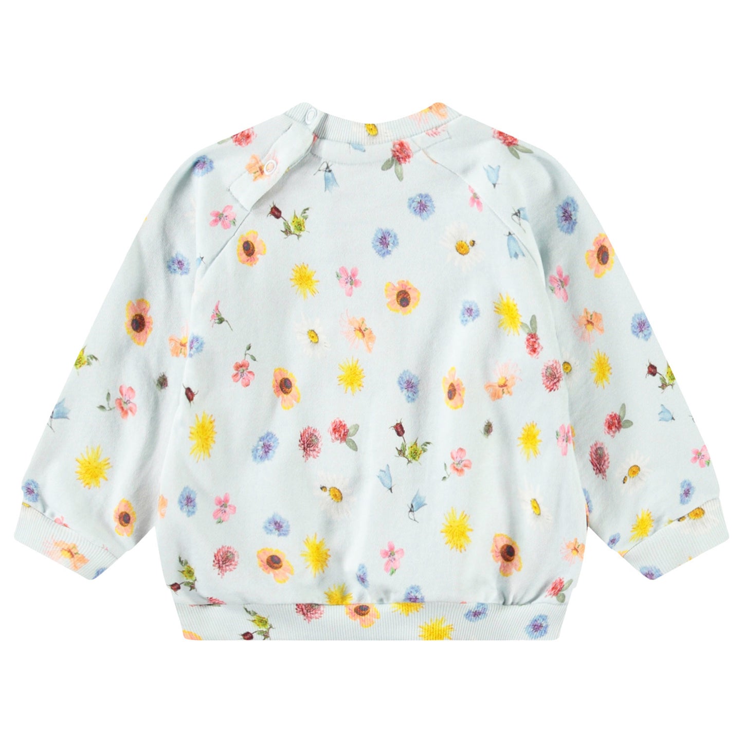 MOLO Girls Disc Sweatshirt - Small Flowers Baby