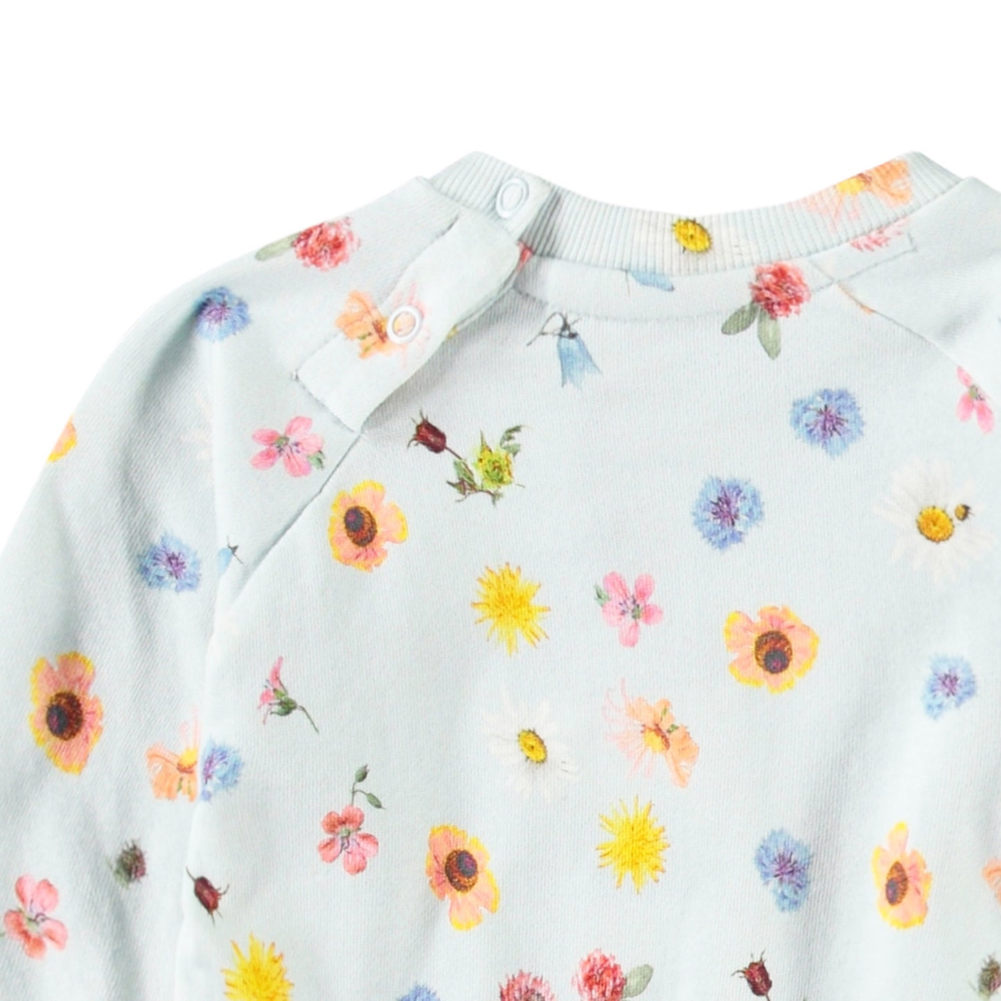 MOLO Girls Disc Sweatshirt - Small Flowers Baby