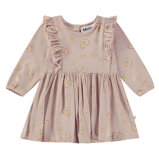 MOLO Chocho Dress - Mini Aura Hearts (4W23E211-6959)