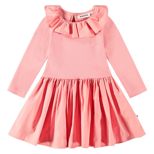 MOLO Girls Crystala Dress - Flamingo Plume