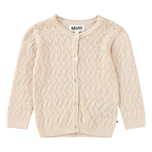 MOLO Girls Gilli Cardigan - Whisper Pink