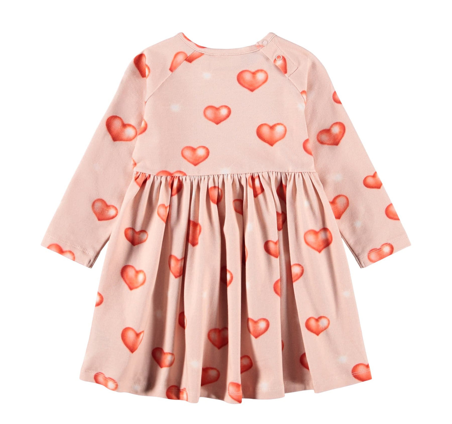 MOLO Girls Charmaine Dress - Airbrush Hearts