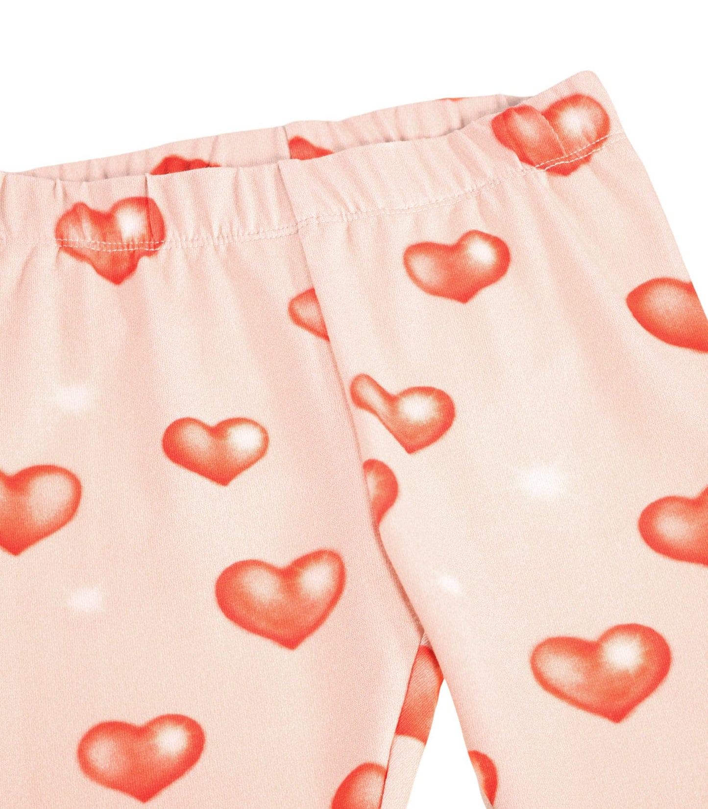 MOLO Girls Stefanie Leggings - Airbrush Hearts