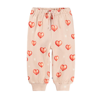 MOLO Girls Simeon Pants - Airbrush Hearts