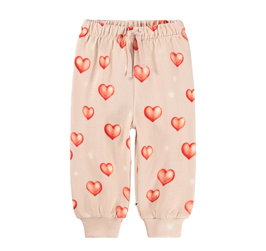 MOLO Girls Simeon Pants - Airbrush Hearts