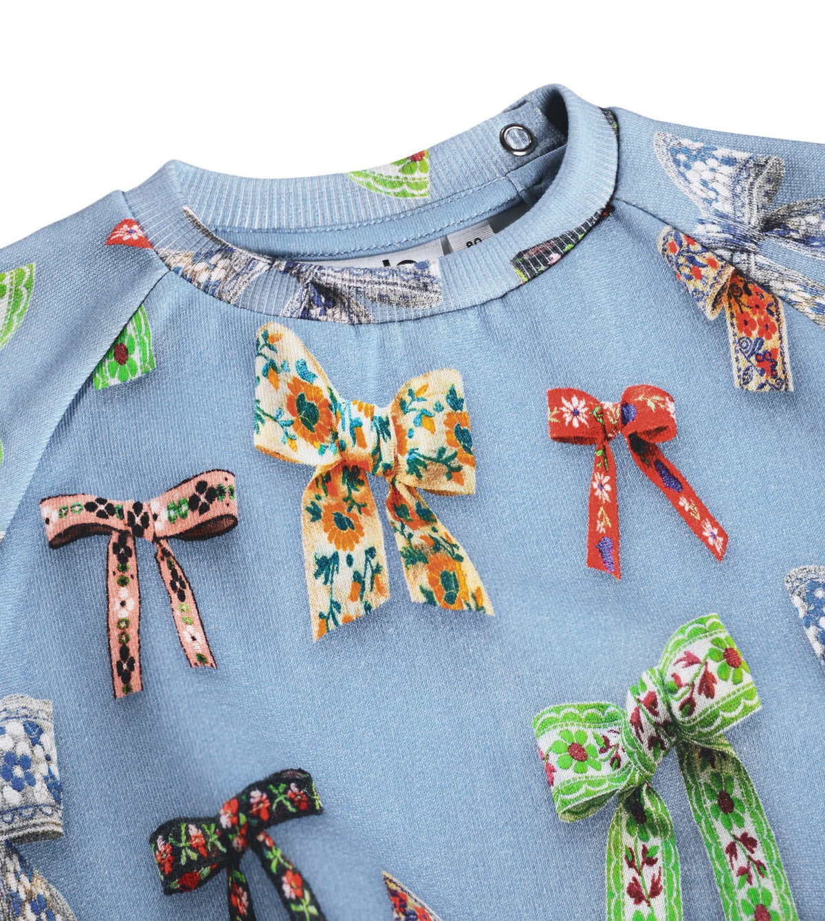 MOLO Girls Disc Sweatshirt - Mini Bows