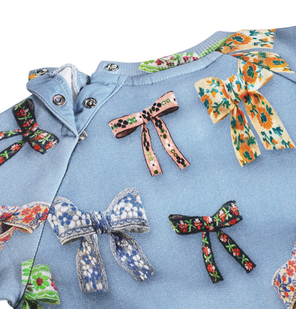 MOLO Girls Disc Sweatshirt - Mini Bows