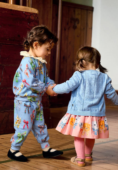 MOLO Girls Disc Sweatshirt - Mini Bows