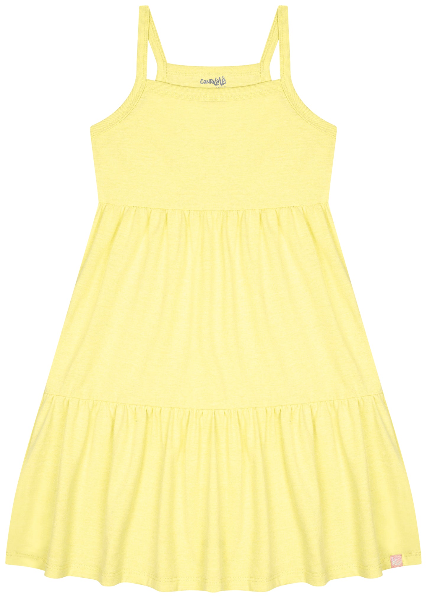 KAMYLUS Girls Yellow Dress 57320-AM0007
