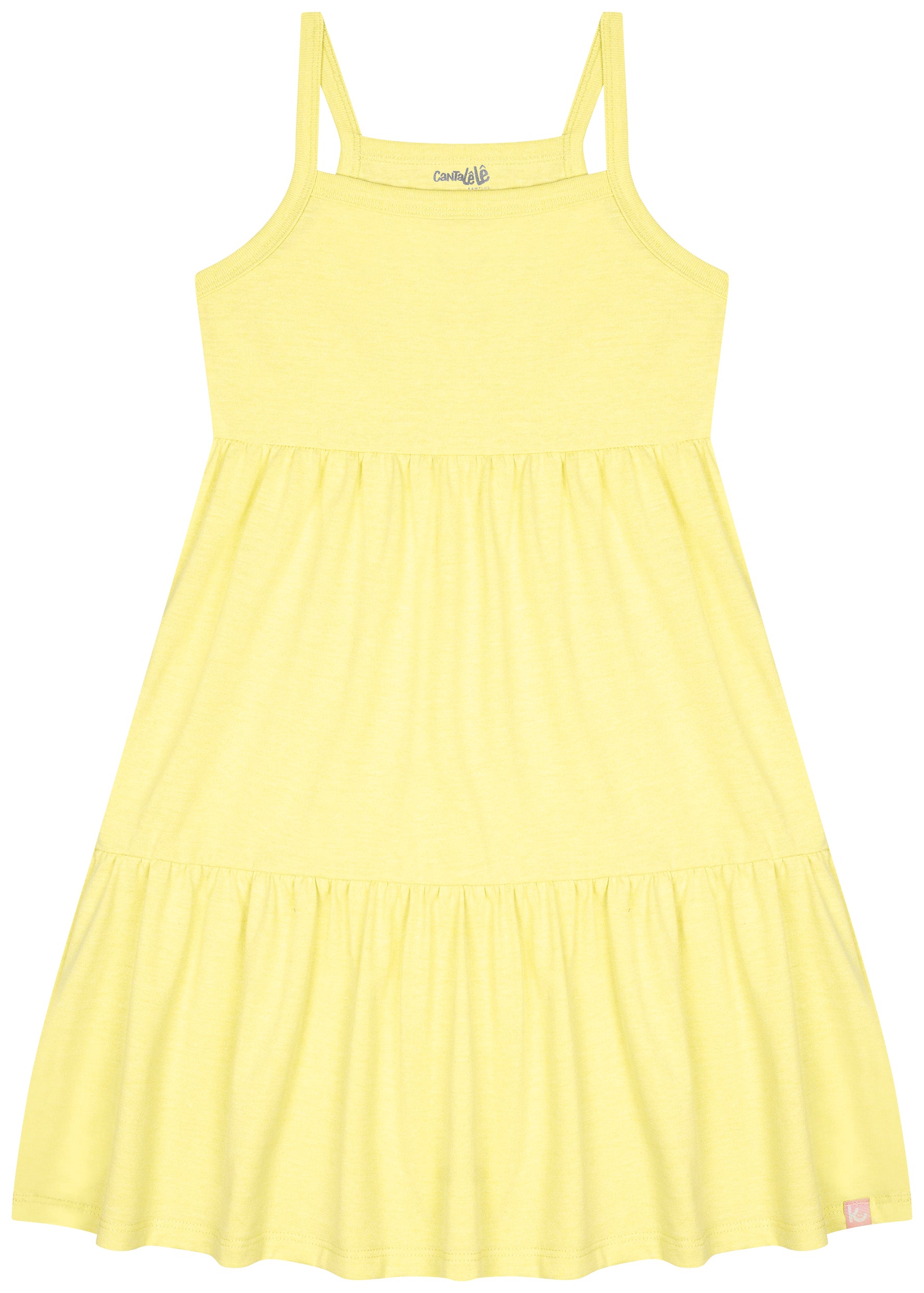 KAMYLUS Girls Yellow Dress 57320-AM0007