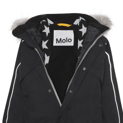 MOLO Polaris Fur Snowsuit - Black (5W21N202-0099)