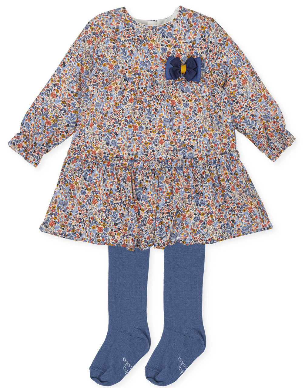 Tutto Piccolo Girls Dress & Tights 6233W23