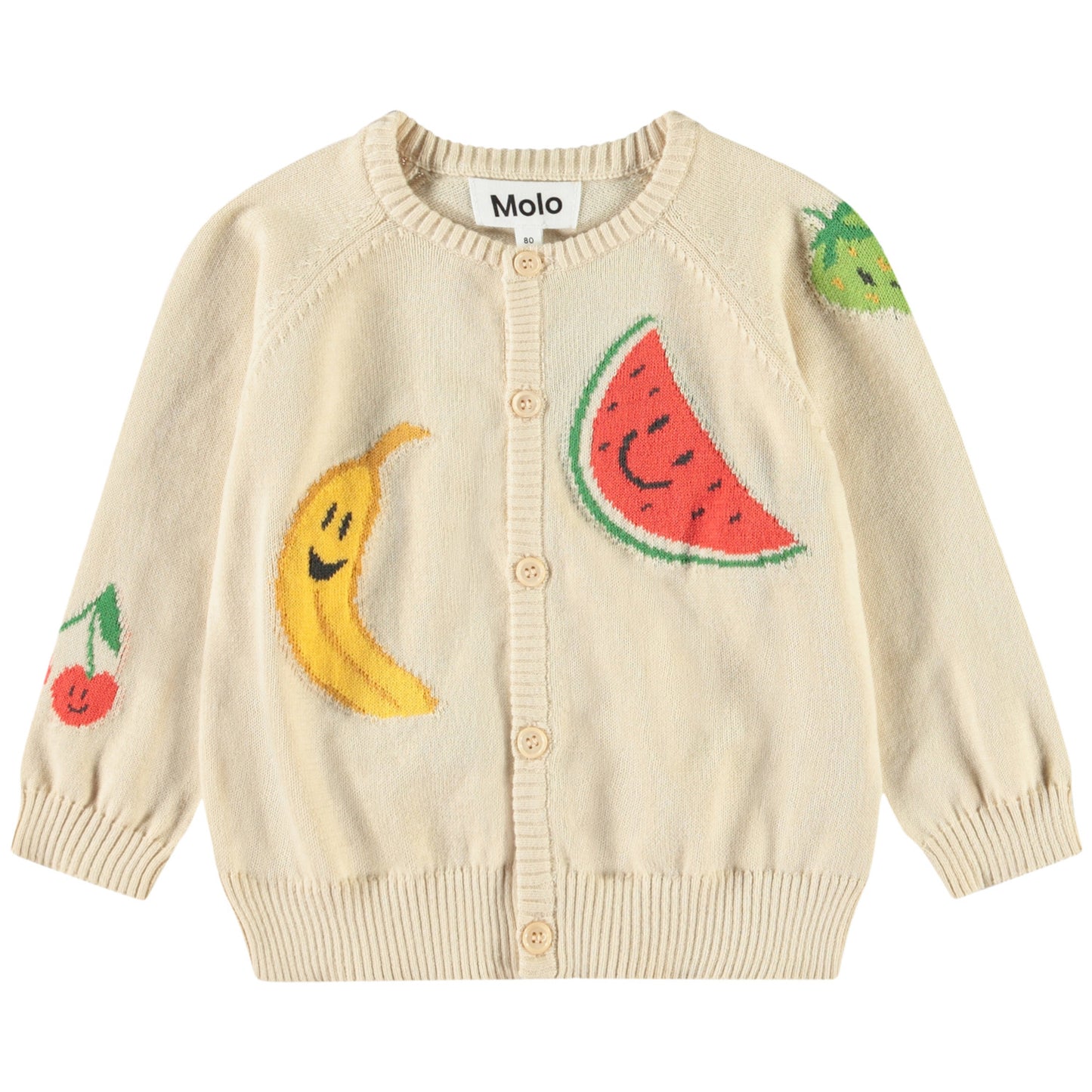 MOLO Brody Cardigan - Cute Fruits