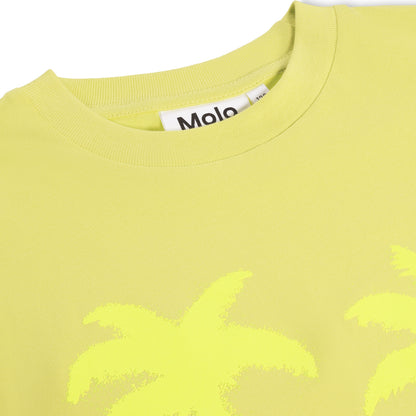 MOLO Riley Kids Top - Green Lemon