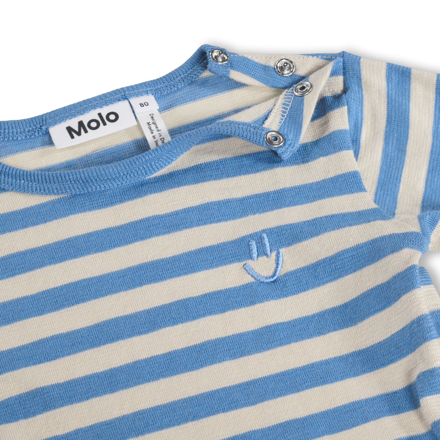 MOLO Elvo Top - Blue Sand Stripe