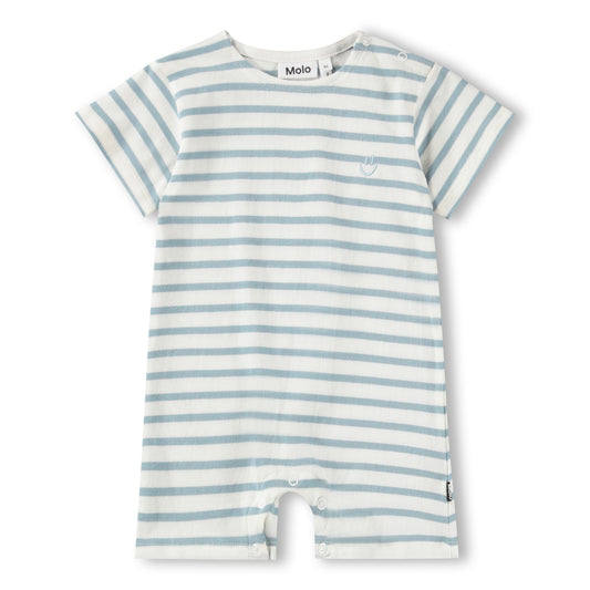 MOLO Fan Romper - Stream Stripe