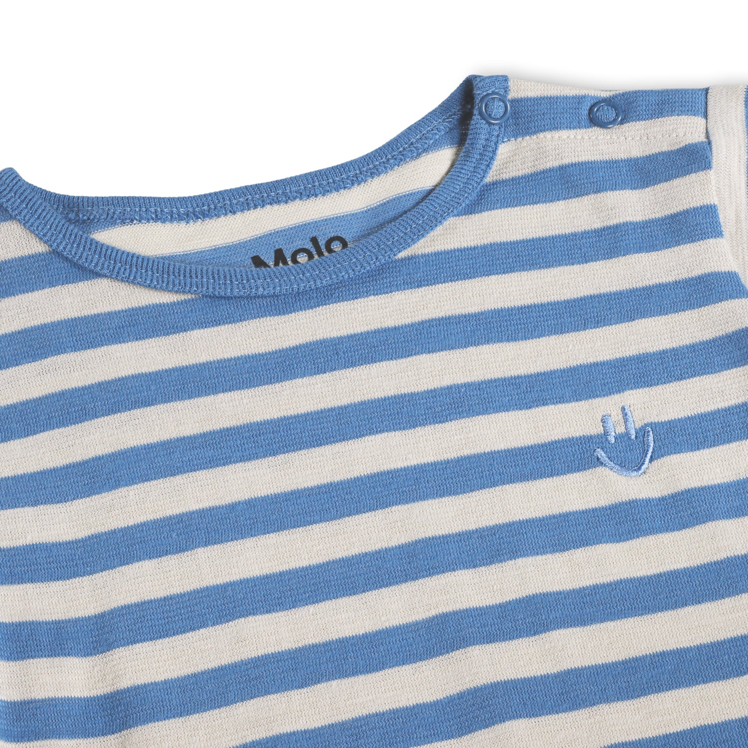 MOLO Finn Romper - Blue Sand Stripe