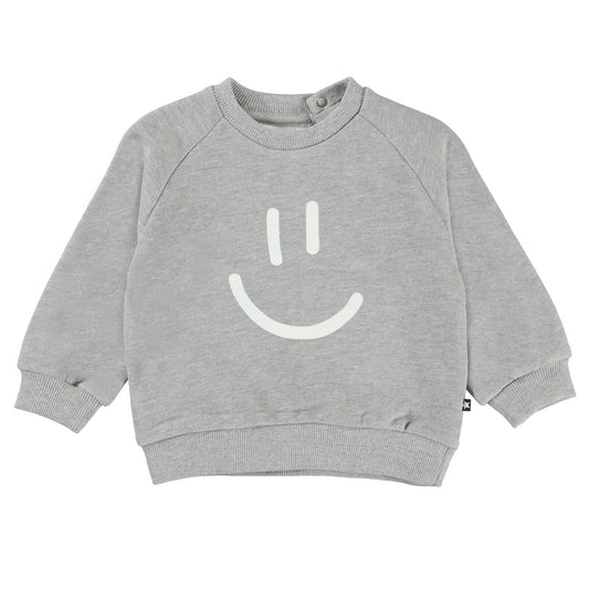 MOLO Disc Sweatshirt - Grey melange (6W22J209-1046)