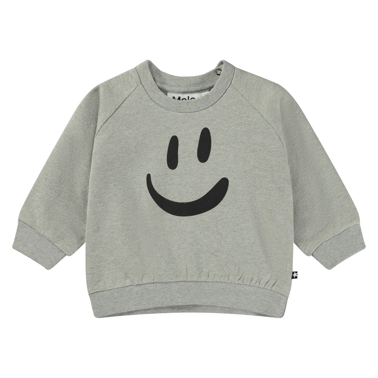 MOLO Disc Sweatshirt - Grey Melange (6W23J212-1046)