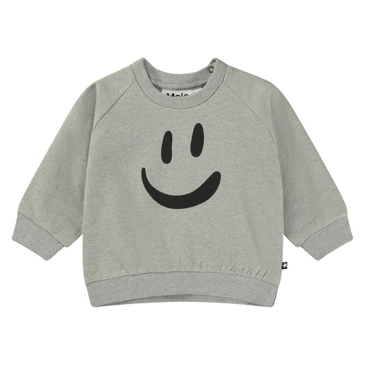 MOLO Disc Sweatshirt - Grey Melange (6W23J212-1046)