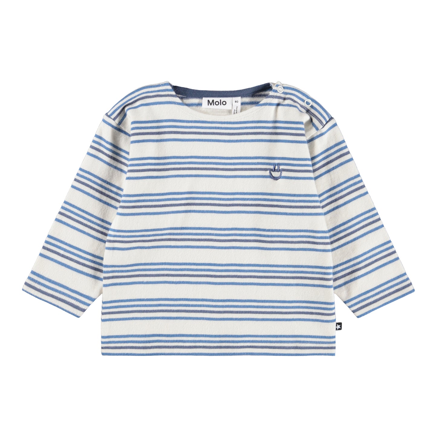 MOLO Edarko Top - Sea Sky Stripe