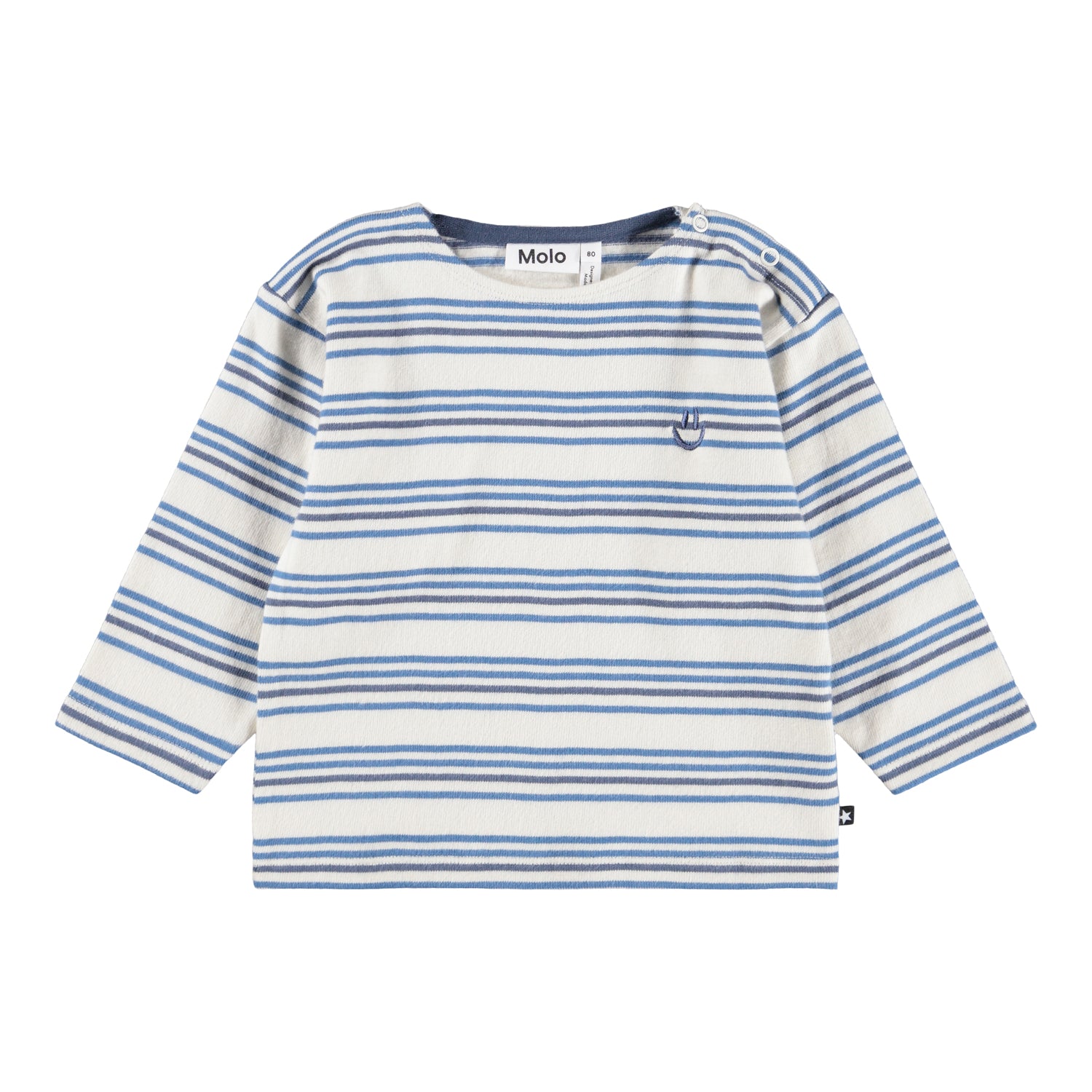 MOLO Edarko Top - Sea Sky Stripe