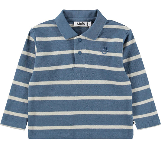 MOLO Easty Polo - Twilight Stripe